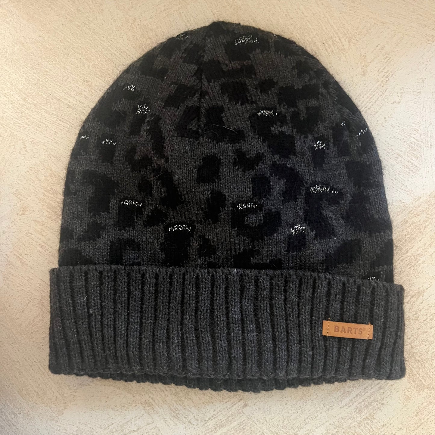 beanie heather grey panter - junior