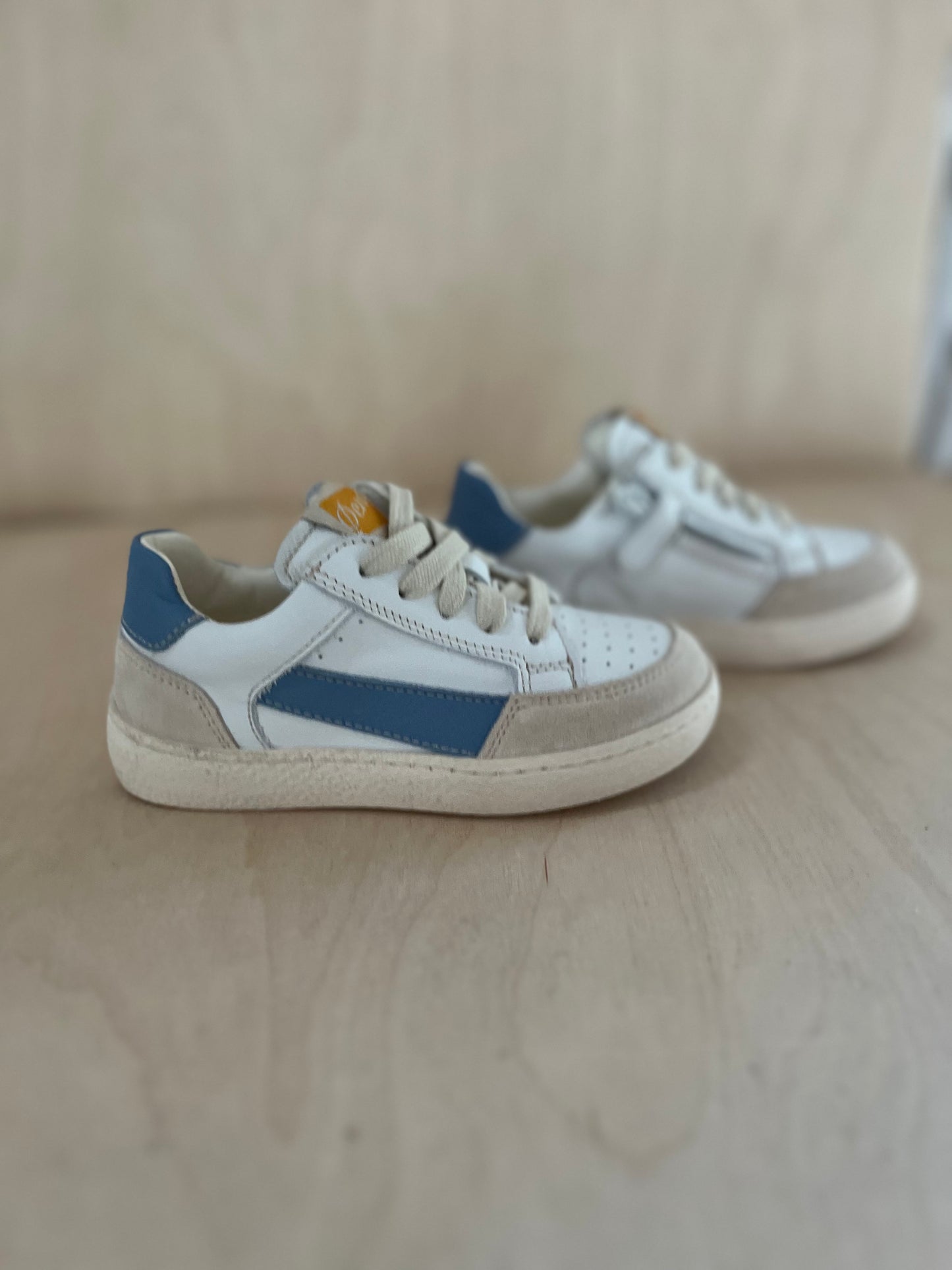 sneaker lex - wit blauw