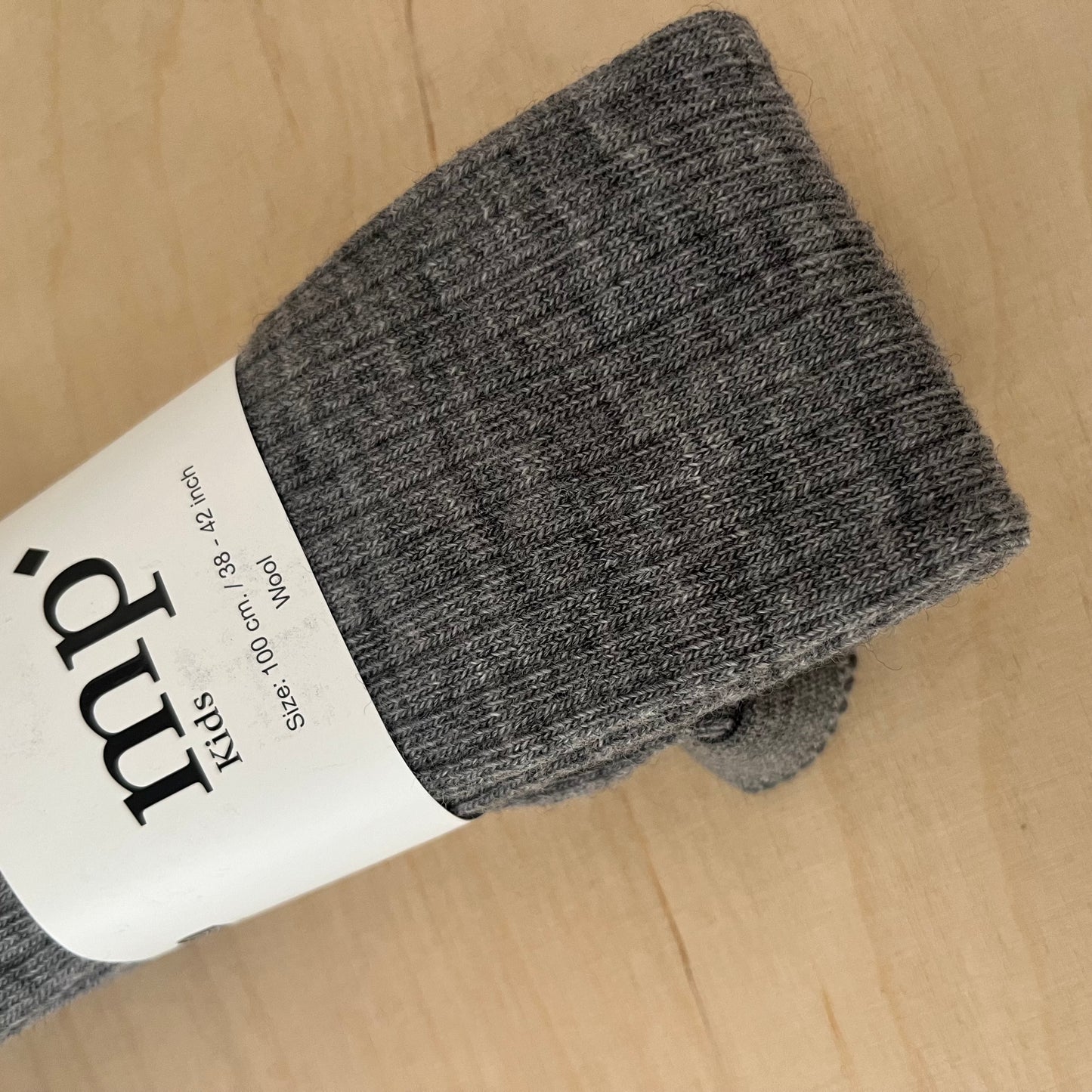 broekkous wool rib - grey melanger *491