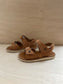 sandaal waff easy - witte zool, nubuck camel