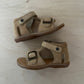 NATURINO - stapsandaal quarzo suede - sand militare