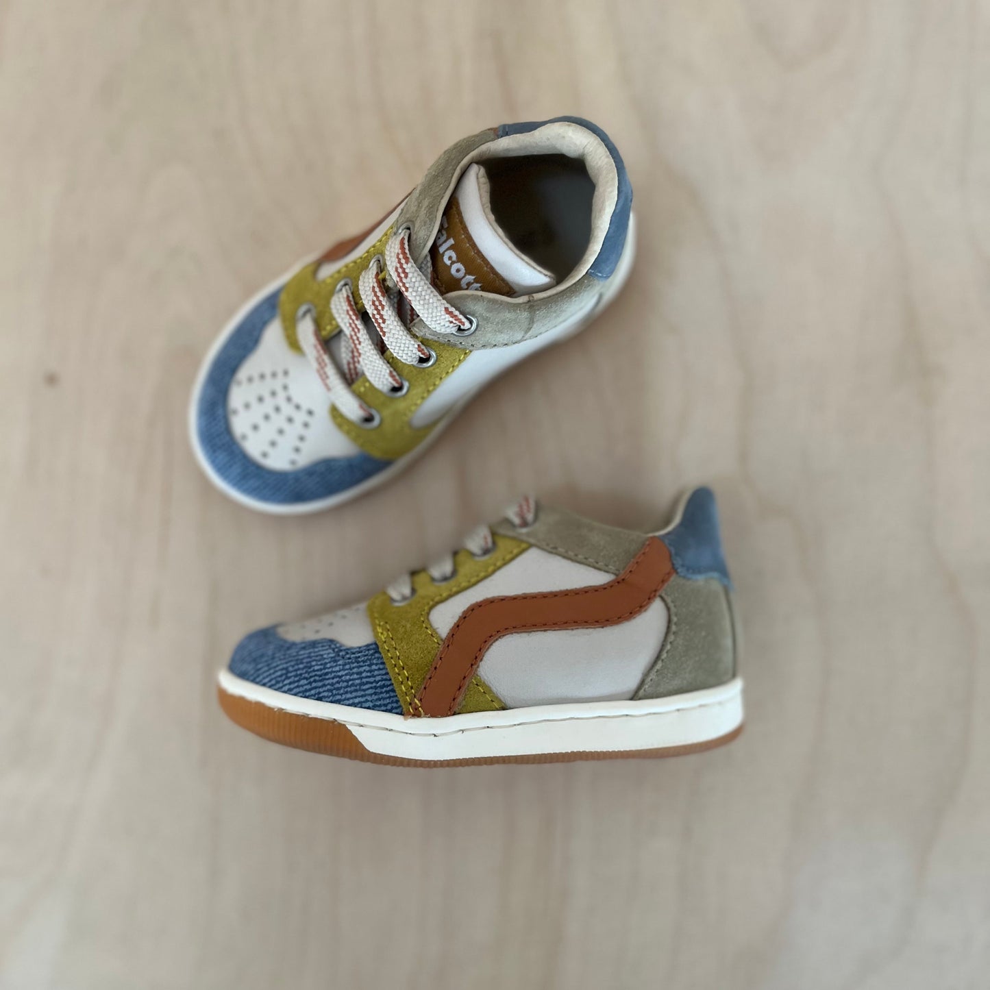 sneaker abeia - milk azure citrus