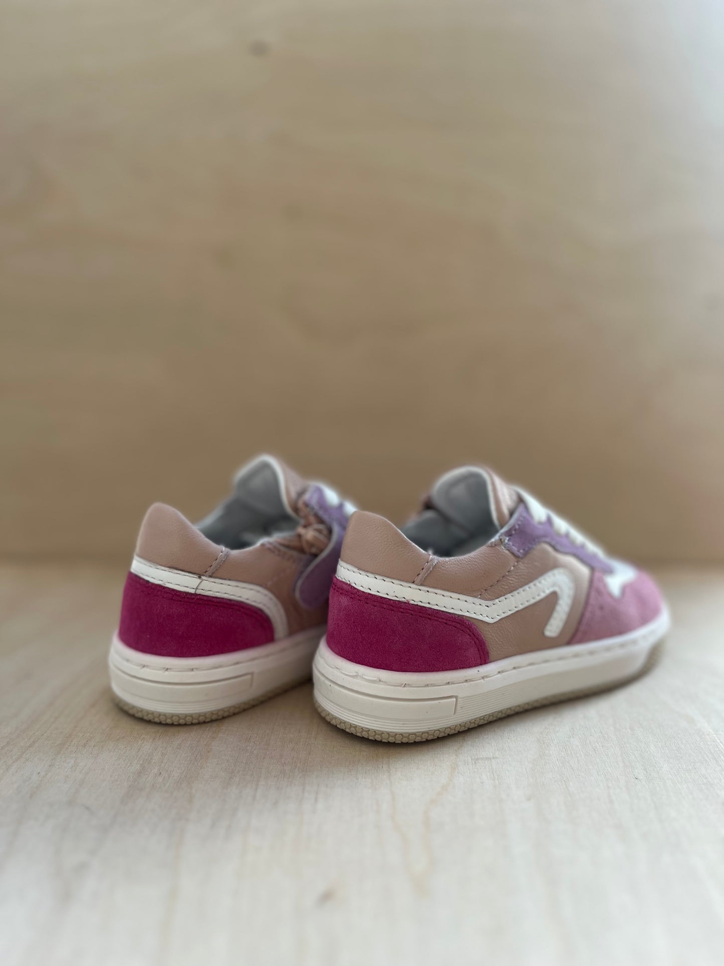 sneaker - streep - roze, paars