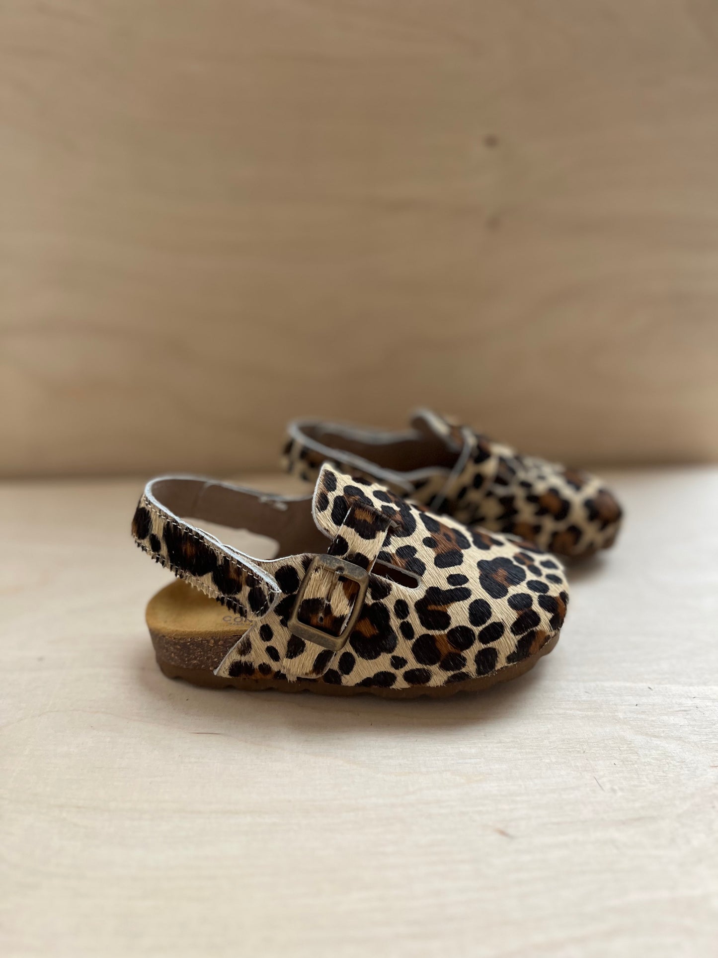 clogs - leopardo kids