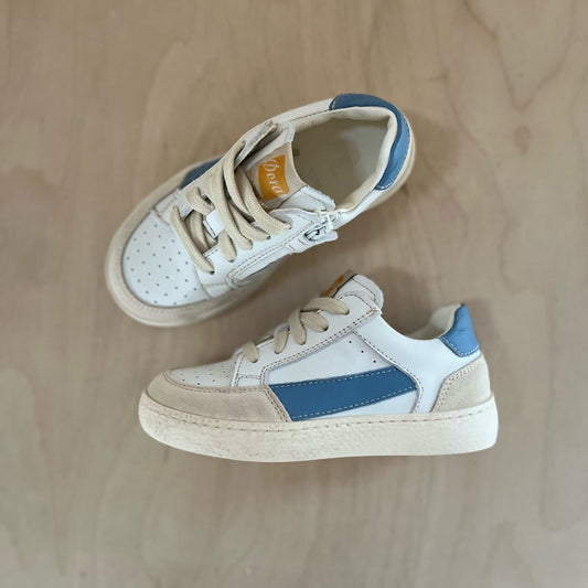 sneaker lex - wit blauw