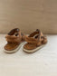 sandaal waff easy - witte zool, nubuck camel