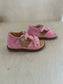 stapsandaal billie - velours pink