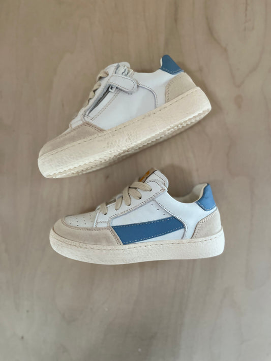 sneaker lex - wit blauw