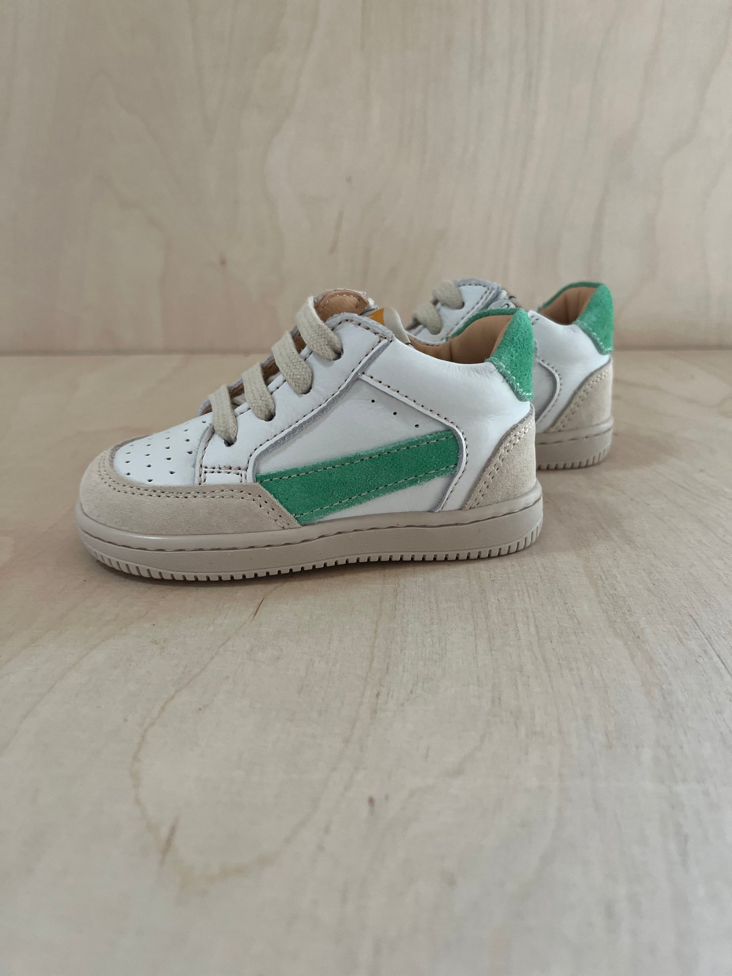 sneaker lex - suede clinique groen