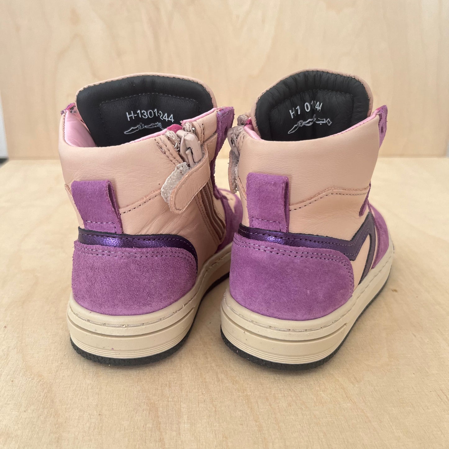 hightop sneaker - lila lichte tip