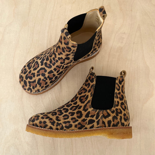 boot - beige leopard