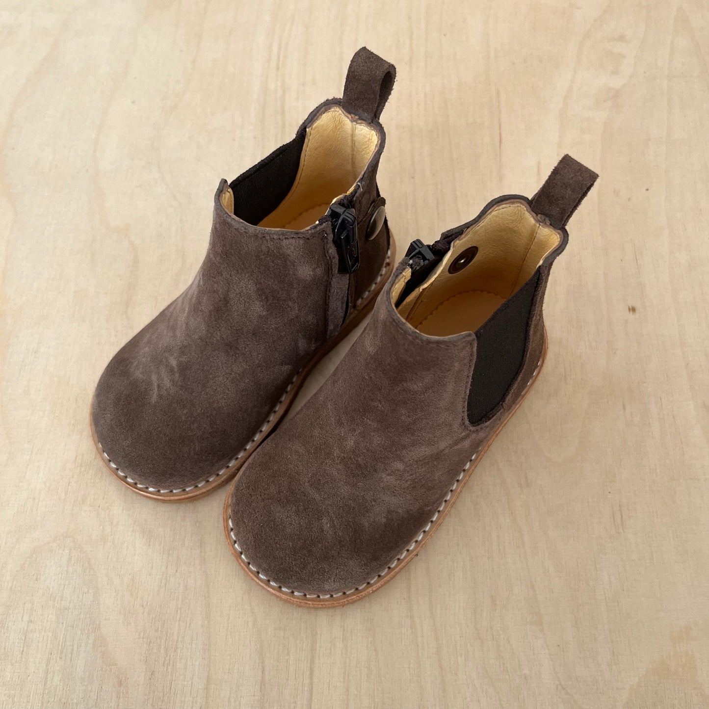 stapbottine - taupe brown suede