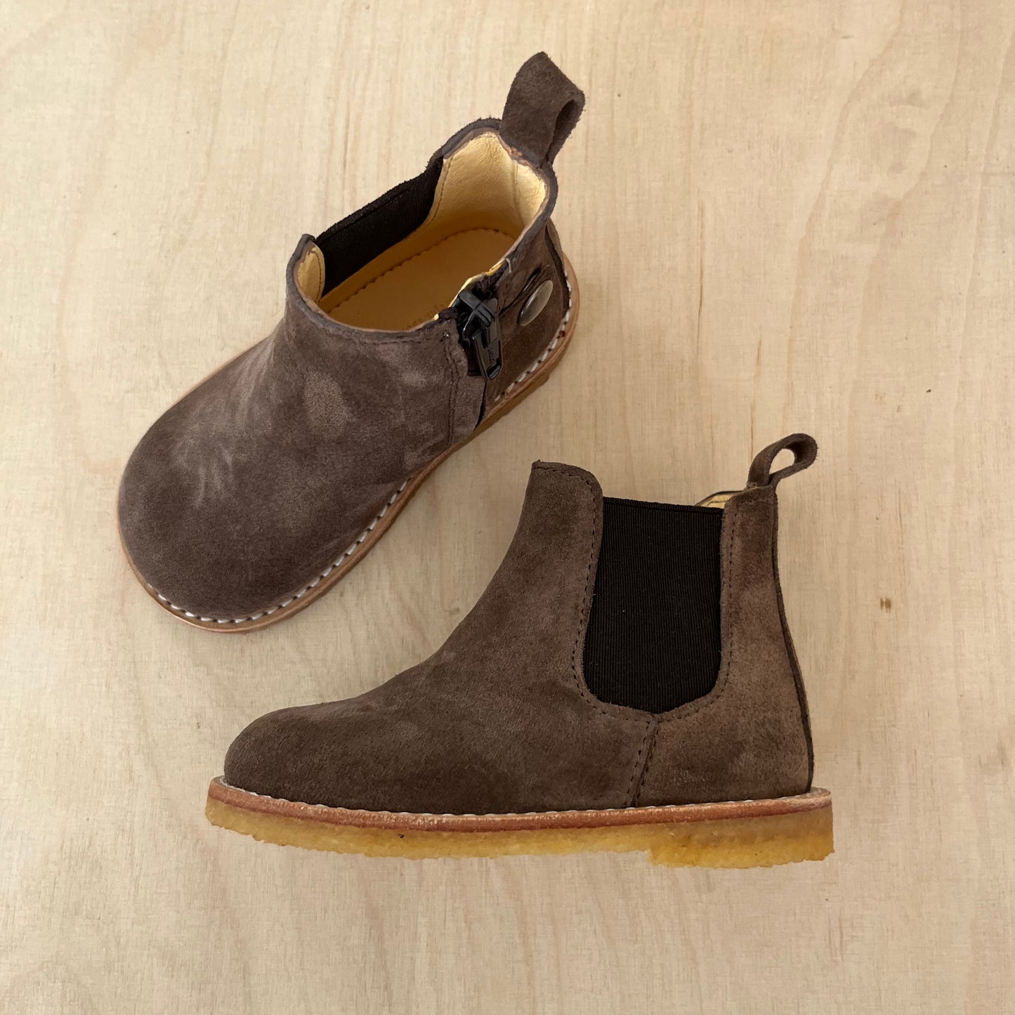 stapbottine - taupe brown suede