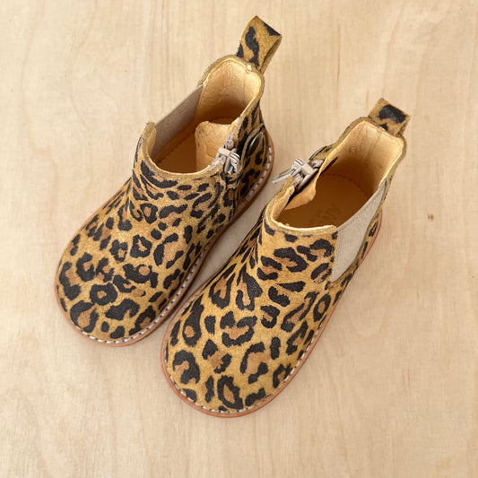 stapbottine - beige leopard