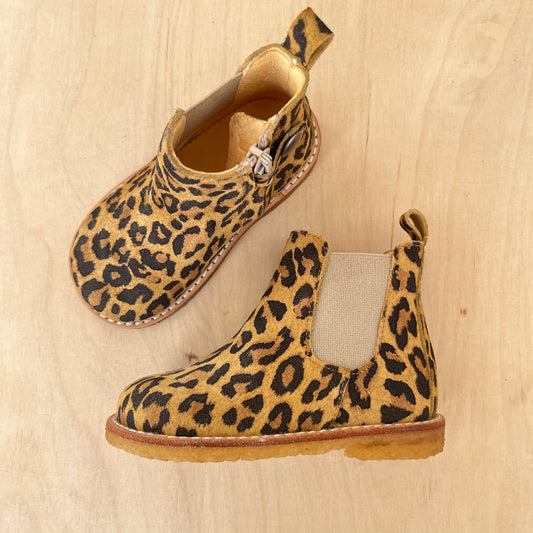 stapbottine - beige leopard