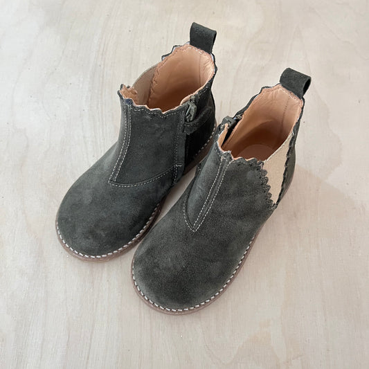 bottine lucy - kaki suede