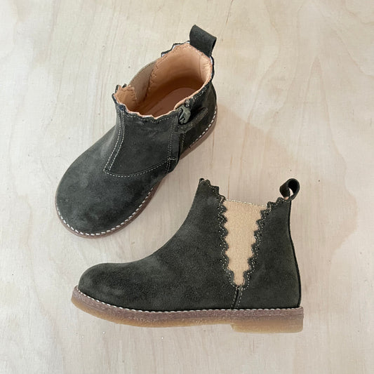 bottine lucy - kaki suede